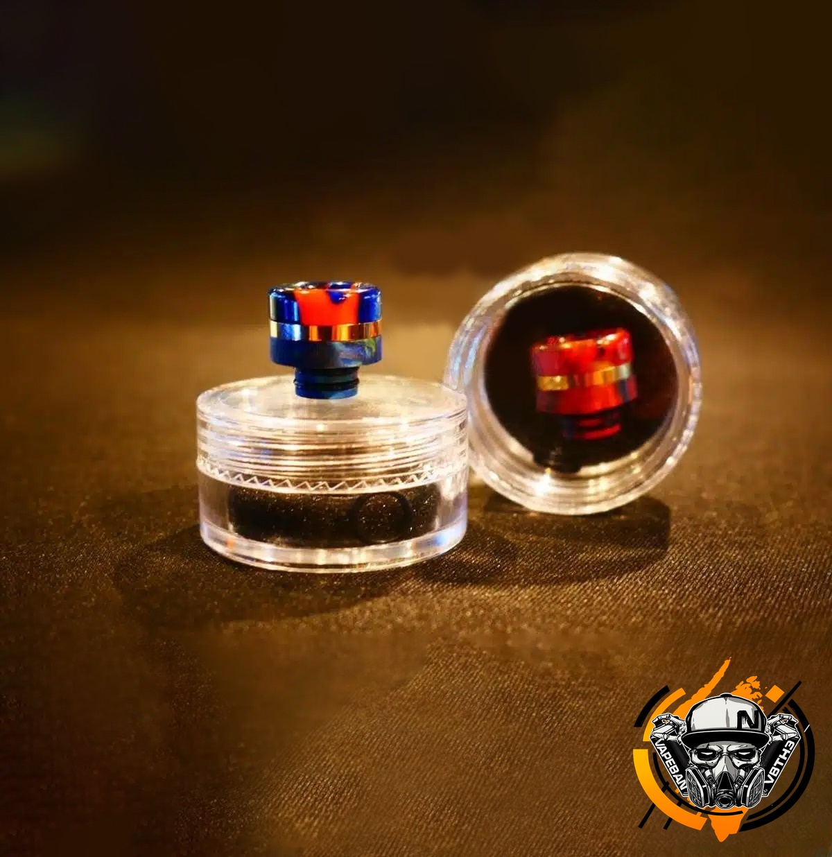 510 Drip Tip Resin Blue & Red
