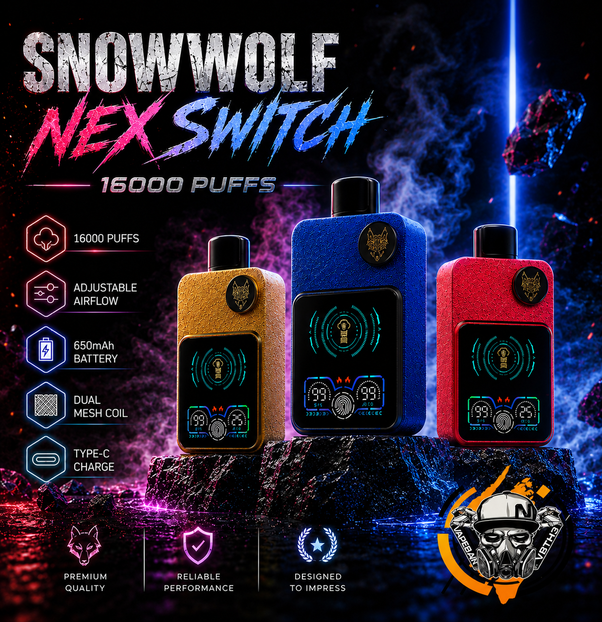 Snowwolf Nex Switch 16K